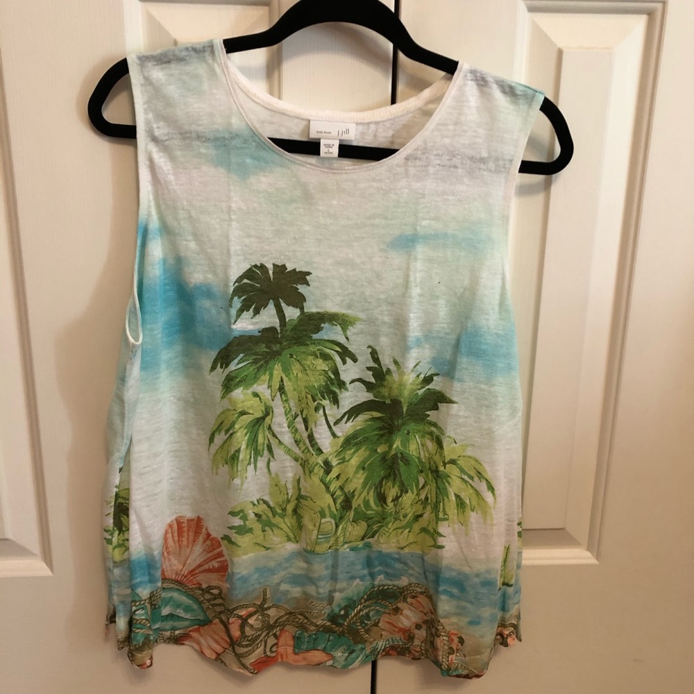 J. Jill Tropical Design Tank
